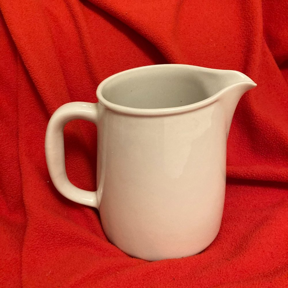 White Vintage Arabia Finnish Pitcher